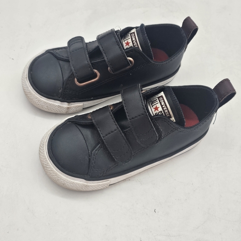 Converse Chuck Taylor All Star 2V Toddlers Sneakers Black Infant Size 7 - Picture 4 of 10